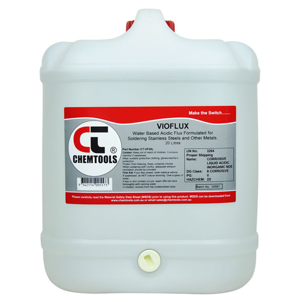 CHEMTOOLS SOFT SOLDERING FLUX (VIO FLUX) 20 LITRES